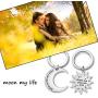 MAOFAED My Sun and Stars Moon of My Life Best Friend gift Fandom Gift Couple Keychain Tv Show Inspired Gift