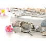 Embedded Medicine Bracelet Yoga Healing Beads Adjustable Wrist Mala Many Color Choices (Multi)