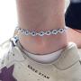 choice of all Dainty Evil Eye Bracelets for Women,14K Gold Evil Eye Chain Bracelet for Girls