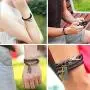 Y-blue Multilayer Bracelet Fashion Punk Leather Woven Braided Cross Bangle Wrist Cuff Wristband… Y-blue Multilayer Bracelet Fashion Punk Leather Woven Braided Cross Bangle Wrist Cuff Wristband…