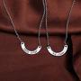 Detailed Sister Necklace Set for 2 3 Women Circle Jewelry BFF Sorority Gift