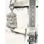 Shop-iGold Custom Jesus Men Women 925 Italy White Gold Finish Iced Silver Charm Ice Out Pendant Stainless Steel Real 3 mm Rope Chain, Mans Jewelry, Iced Pendant, Rope Necklace 16''- 24''