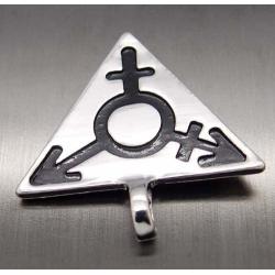 SENFAI Transgender Bisexual Gay Lesbian Pendant with 20'' Choker Necklace Jewelry
