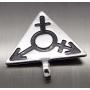 SENFAI Transgender Bisexual Gay Lesbian Pendant with 20'' Choker Necklace Jewelry