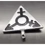 SENFAI Transgender Bisexual Gay Lesbian Pendant with 20'' Choker Necklace Jewelry SENFAI Transgender Bisexual Gay Lesbian Pendant with 20'' Choker Necklace Jewelry