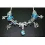 Falari Birthstone Bracelet Multi-Color Charm Beads Silvertone Falari Birthstone Bracelet Multi-Color Charm Beads Silvertone