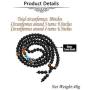 Top Plaza 108 Mala Prayer Beads Stretch Bracelet 7 Chakra Healing Crystal Stone Multilayer Wrap Bracelets Yoga Meditation Reiki Quartz Jewelry for Womens Mens