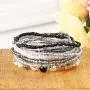 Hanpabum 6 Sets Bohemian Beaded Bracelets for Women Girls Multicolor Stretch Multilayered Stackable Bracelet Set Hanpabum 6 Sets Bohemian Beaded Bracelets for Women Girls Multicolor Stretch Multilayered Stackable Bracelet Set