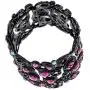 YACQ Womens Flower Stretch Cuff Bracelet fit Wrist Size 6-1/2 to 7-1/2 Inch - Comfortable Elastic Band & Floral Pattern Crystal Jewelry - Lead & Nickle Free - Halloween Costume Outfit YACQ Womens Flower Stretch Cuff Bracelet fit Wrist Size 6-1/2 to 7-1/2 Inch - Comfortable Elastic Band & Floral Pattern Crystal Jewelry - Lead & Nickle Free - Halloween Costume Outfit