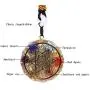 Loypi Chakra Orgonite Energy Crystal Pendant Resin Jewelry Handcraft Pendant Gathering Wealth Brings Good Luck Woman Necklace