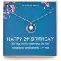 21st Birthday Gifts, Sterling Silver Necklace, Two Rings and One Gem for 21 Year Old Girl, Jewelry Gift Idea 21st Birthday Gifts, Sterling Silver Necklace, Two Rings and One Gem for 21 Year Old Girl, Jewelry Gift Idea