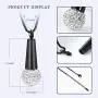 zeqingjw Microphone Cremation Jewelry for Ashes Urn Pendant Necklace with Crystal Stainless Steel Keepsake Memorial Ash Jewelry zeqingjw Microphone Cremation Jewelry for Ashes Urn Pendant Necklace with Crystal Stainless Steel Keepsake Memorial Ash Jewelry