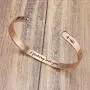 Joycuff Inspirational Bracelets for Women Motivational Jewelry 18K Rose Gold Monogrammed Mantra Cuff Bangle Hidden Message Stainless Steel Christmas Birthday Friendship Gifts for Her Joycuff Inspirational Bracelets for Women Motivational Jewelry 18K Rose Gold Monogrammed Mantra Cuff Bangle Hidden Message Stainless Steel Christmas Birthday Friendship Gifts for Her