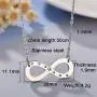 Jude Jewelers Stainless Steel Infinity Charm Statement Party Collar Necklace Jude Jewelers Stainless Steel Infinity Charm Statement Party Collar Necklace