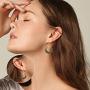 WINNICACA S925 Sterling Silver Dissent Collar Earrings RBG Gifts for Fans of Ruth Bader Ginsburg