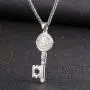 U7 Ward Off Evil Exorcism Jewelry Stainless Steel/Black / 18K Gold Plated Saint Benedict Medal Design Key Pendant Necklace U7 Ward Off Evil Exorcism Jewelry Stainless Steel/Black / 18K Gold Plated Saint Benedict Medal Design Key Pendant Necklace