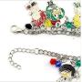 My Hero Academia Bracelet Necklace Set - 1 MHA Manga Charm Bracelet, 1 Midoriya Izuku Necklace for MHA Fans
