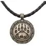 Polar Bear Necklaces Animals Pawprint Big Round Disc Pendant Bear Claw Footprint Butterfly Moth Insect Neclaces for Men Women Hunter Brave Jewelry
