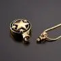 Elegant Star Urn Cremation Urn Pendant Round Shape Memorial Ash Keepsake Pendant Cremation Jewelry Elegant Star Urn Cremation Urn Pendant Round Shape Memorial Ash Keepsake Pendant Cremation Jewelry