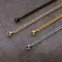 555Jewelry Curve Curb Solid Link Durable Stainless Steel Metal Chain Necklace 555Jewelry Curve Curb Solid Link Durable Stainless Steel Metal Chain Necklace