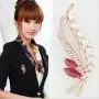HSQYJ Flower Leaves Crystal Brooch Pin Elegant Shiny Rhinestone Brooches Fashion Jewelry Accessories Clothing Scarves Shawl Buttons Costume for Women Men HSQYJ Flower Leaves Crystal Brooch Pin Elegant Shiny Rhinestone Brooches Fashion Jewelry Accessories Clothing Scarves Shawl Buttons Costume for Women Men