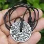 Relic Jewelry Genetic Disk Phaistos Disc Silver Pewter Mens Pendant Necklace Lucky Coin Charm Protection Amulet Healing Wealth Talisman Magic Mayan Maya Aztec Inca Medallion for men w Adjustable Cord Relic Jewelry Genetic Disk Phaistos Disc Silver Pewter Mens Pendant Necklace Lucky Coin Charm Protection Amulet Healing Wealth Talisman Magic Mayan Maya Aztec Inca Medallion for men w Adjustable Cord