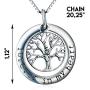 Tree of Life Pendant Necklace - Forever in My Heart - Memorial Jewelry - Locket Necklace for Women