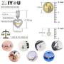 ZIYOU 925 Sterling Silver Charms Fit Women Charm Bracelet - Mothers Day/Thanksgiving/Birthday Gifts for Mom/Nana/Family/Friend, More Style Choice