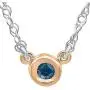Dazzlingrock Collection 0.50 Carat (ctw) 14K Gold Round Blue Diamond Ladies Bezel Set Solitaire Pendant 1/2 CT Dazzlingrock Collection 0.50 Carat (ctw) 14K Gold Round Blue Diamond Ladies Bezel Set Solitaire Pendant 1/2 CT