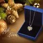 CDE Necklace for Women Girls Angel Wing White Gold Plated Pendant Heart of Ocean Heart-Shape Jewelry Embellished with Crystals from Swarovski Necklaces for Mom Gift for Mothers Day CDE Necklace for Women Girls Angel Wing White Gold Plated Pendant Heart of Ocean Heart-Shape Jewelry Embellished with Crystals from Swarovski Necklaces for Mom Gift for Mothers Day