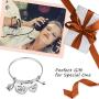 Eigso Music Themed Bracelet Music Charm Jewelry Music Lover Gifts Singer Gift Music Teacher Bracelet