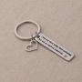 Funny Couple Gifts I Love You More Today Than Yesterday Keychain Accessories for Couples