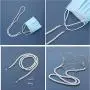 ZWGYS Mask Holder Face Mask Lanyard Eyeglass Chains for Women Eyeglass Holder Strap Eyeglass Lanyard with Clips Paperclip Chain Lanyard Pearl Shell Lanyard Lanyard for Kids Women 2 Pcs ZWGYS Mask Holder Face Mask Lanyard Eyeglass Chains for Women Eyeglass Holder Strap Eyeglass Lanyard with Clips Paperclip Chain Lanyard Pearl Shell Lanyard Lanyard for Kids Women 2 Pcs
