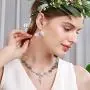 Opal Gem Drop Dangle Earrings, Created Blue/Green Opal Earrings, Olive Leaf Leverback Earrings For Women Girls Opal Gem Drop Dangle Earrings, Created Blue/Green Opal Earrings, Olive Leaf Leverback Earrings For Women Girls