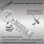 CYTING Emily Bronte Quote Hes More Myself Than I Am Inspirational Keychain Literature Gift for Book Lovers Teachers Librarians