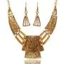 Fstrend Vintage Necklaces Earrings Set Gold Hollowed Chain Geometry Statement Necklace Jewelry for Women and Girls Fstrend Vintage Necklaces Earrings Set Gold Hollowed Chain Geometry Statement Necklace Jewelry for Women and Girls