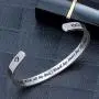 Ldurian Inspirational Bangle Bracelets Gifts for Women Men Mantra Cuff Bangle Daily Reminder Motivational Present Ldurian Inspirational Bangle Bracelets Gifts for Women Men Mantra Cuff Bangle Daily Reminder Motivational Present