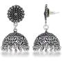Jaipur Mart Indian Traditional Look Oxidised German Plated Handmade Jhumka Jhumki Earrings Gift For Women