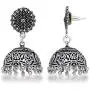 Jaipur Mart Indian Traditional Look Oxidised German Plated Handmade Jhumka Jhumki Earrings Gift For Women