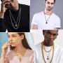 PROSTEEL Jewish Magen Star of David Necklace Stainless Steel Pendant & Chain Israel Jewelry for Men Women Gift