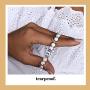 White pearl bracelet (initial bracelet) bracelet for couples with letter (best friend bracelets)