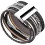 AZORA Leather Cuff Bracelet Multi Rope Wrap Bracelets with Stone Cuffs Bangle for Women Teen Girl AZORA Leather Cuff Bracelet Multi Rope Wrap Bracelets with Stone Cuffs Bangle for Women Teen Girl