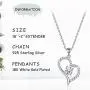 Sterling Silver Only You Heart Necklaces for Women Girl,Anniversary Valentines Day Mothers Day Jewelry Gifts for Her