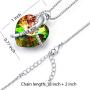 EleShow I Love You with All My Heart Pendant Necklaces Jewelry for Women, Anniversary Mothers Gifts for her