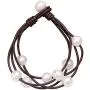 Cultured Freshwater Pearl Wrap Bracelet on Multi Strands Leather Beaded Jewelry for Women by Aobei Cultured Freshwater Pearl Wrap Bracelet on Multi Strands Leather Beaded Jewelry for Women by Aobei