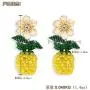 Crystal Fruit Dangle Earrings Rhinestone Strawberry Pineapple Drop Earrings Cherry Hoop Earrings Bohemia Flower Tropical Colorful Fruit Stud Earrings for Women Girls Summer Holiday Jewelry Crystal Fruit Dangle Earrings Rhinestone Strawberry Pineapple Drop Earrings Cherry Hoop Earrings Bohemia Flower Tropical Colorful Fruit Stud Earrings for Women Girls Summer Holiday Jewelry