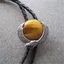 Haina Bolo Tie for Men Women Western Cowboy Cowgirl Eagle Bola Tie Genuine Leather String Natural Stone Tiger Eye Vintage Jewelry Haina Bolo Tie for Men Women Western Cowboy Cowgirl Eagle Bola Tie Genuine Leather String Natural Stone Tiger Eye Vintage Jewelry