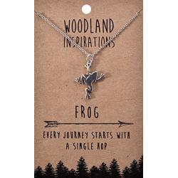 Shag Wear Womens God Bless America Woodland Nature Inspirational Real Pewter Necklace