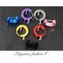 7 Pairs Mix Stainless Steel Multicolor Lovers Punk Huggie Small Hoop Earrings for Womens-Mens