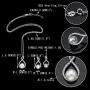 EVER FAITH 925 Sterling Silver CZ AAA Freshwater Cultured Pearl 8 Infinity Necklace Earrings Set
